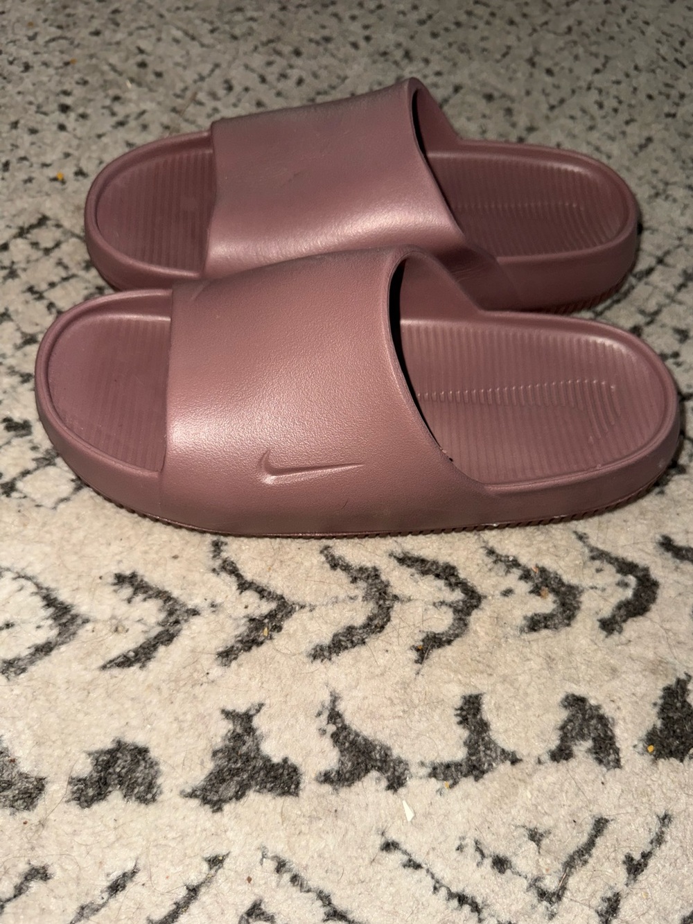Nike Women's Slide Sandals in Dusty Mauve